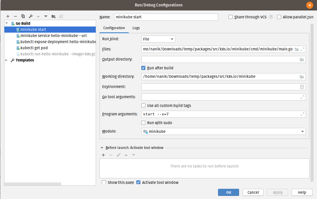 minikubestartconfiguration